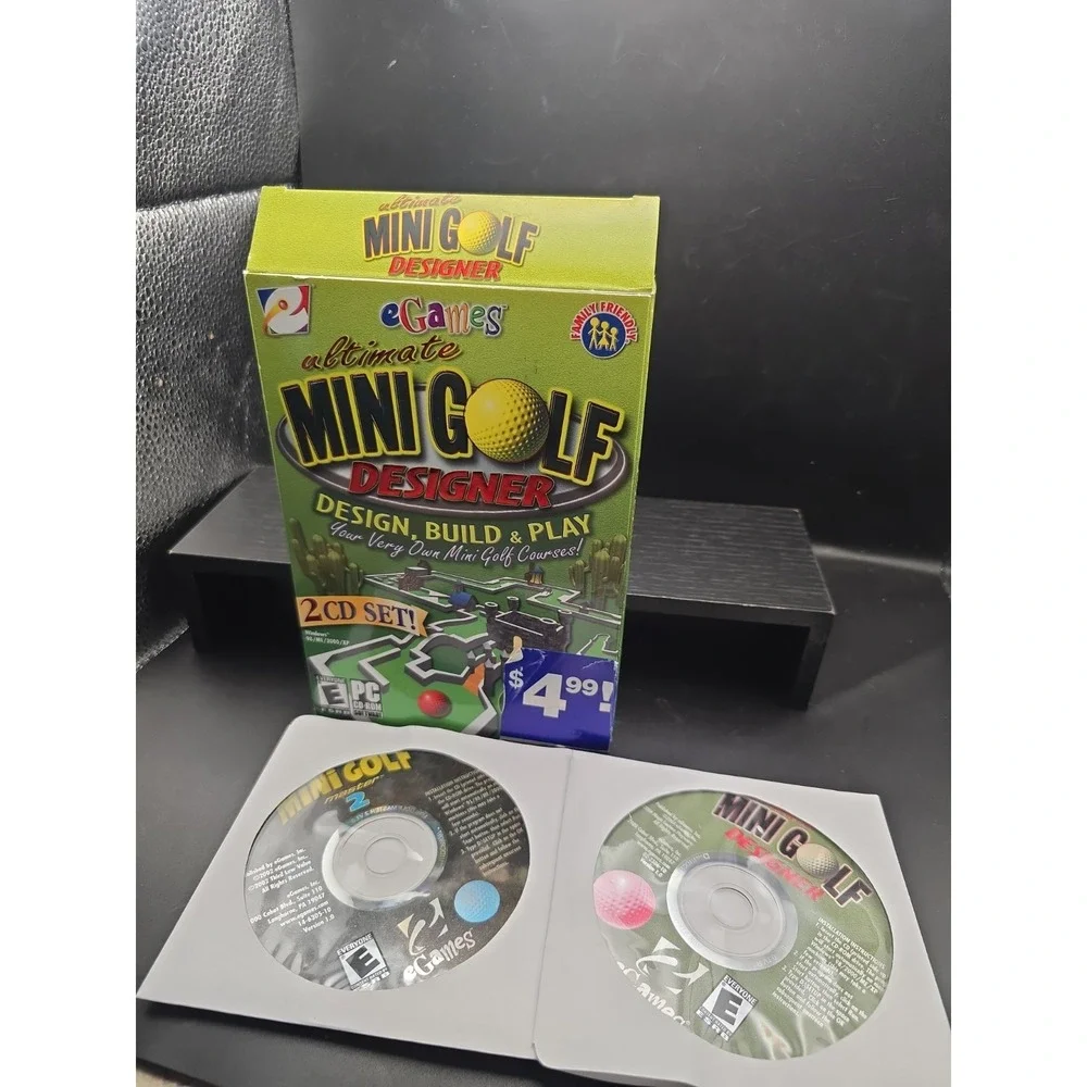 Ultimate Mini Golf Designer w/ Mini Golf Master 2 (PC, 2004)